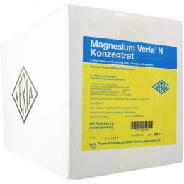 Magnesium Verla N Konzentrat 500 St Pulver zur Herstellung einer Lösung zum Einnehmen