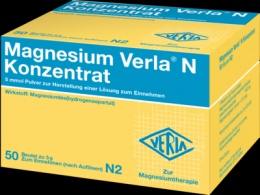 MAGNESIUM VERLA N Konzentrat Plv.z.H.e.L.z.Einn. 50 St