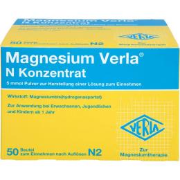 MAGNESIUM VERLA N Konzentrat Plv.z.H.e.L.z.Einn. 500 St.