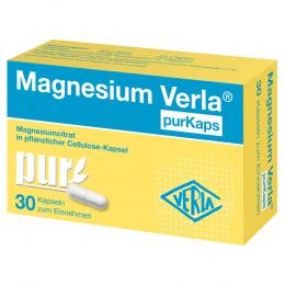 Ein aktuelles Angebot für Magnesium Verla purKaps vegane Kapseln 30 St Kapseln Mineralstoffe - jetzt kaufen, Marke Verla-Pharm Arzneimittel GmbH & Co. KG.