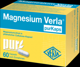 MAGNESIUM VERLA purKaps vegane Kapseln z.Einnehmen 61,2 g