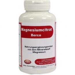 MAGNESIUMCITRAT Berco Kapseln 120 St. (75 g)