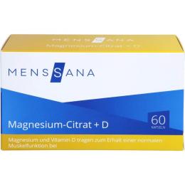MAGNESIUMCITRAT+D MensSana Kapseln 60 St. (60 g)