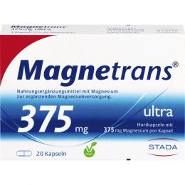 MAGNETRANS 375 mg ultra Kapseln 20 St.