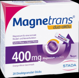 MAGNETRANS duo-aktiv 400 mg Sticks 60 g