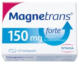 Ein aktuelles Angebot für Magnetrans forte 150mg 20 St Hartkapseln Mineralstoffe - jetzt kaufen, Marke Stada Consumer Health Deutschland Gmbh.