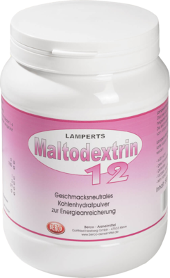 MALTODEXTRIN 12 Lamperts Pulver 500 g