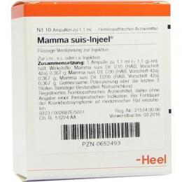 MAMMA SUIS Injeel Ampullen 10 St