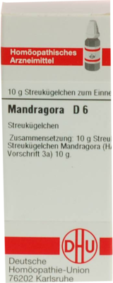 MANDRAGORA D 6 Globuli 10 g