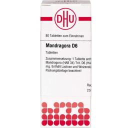 MANDRAGORA D 6 Tabletten 80 St.