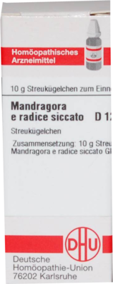 MANDRAGORA E radice siccata D 12 Globuli 10 g