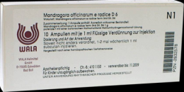 MANDRAGORA OFFICINARIUM e radice D 6 Ampullen 10X1 ml