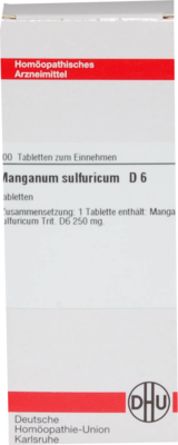 MANGANUM SULFURICUM D 6 Tabletten 200 St