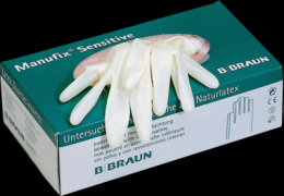 MANUFIX sensitive Unters.Handschuhe pf mittel 100 St