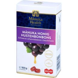 MANUKA HEALTH MGO 400+ Lutschbonb.schw.Johannisb. 100 g