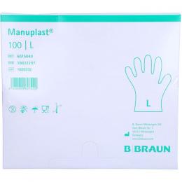 MANUPLAST Einmal Handschuhe PE Gr.L 100 St.