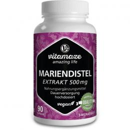 MARIENDISTEL 500 mg Extrakt hochdosiert vegan Kps. 90 St.