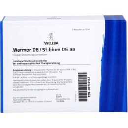 MARMOR D 6/Stibium D 6 aa Ampullen 50 ml