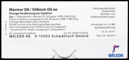 MARMOR D 6/Stibium D 6 aa Ampullen 8X1 ml