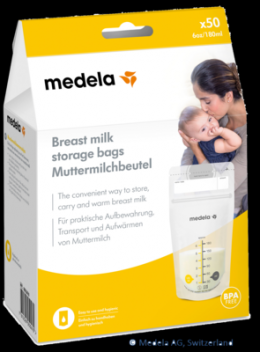 MEDELA Muttermilch Aufbewahrungsbeutel 50 St