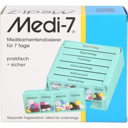 MEDI 7 Medikamentendos.f.7 Tage türkis 1 St.