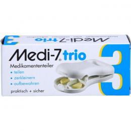 MEDI 7 trio Tablettenteiler weiß 1 St.