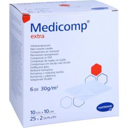 MEDICOMP extra Vlieskomp.steril 10x10 cm 50 St.