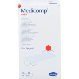 MEDICOMP extra Vlieskomp.steril 10x20 cm 6fach 50 St.