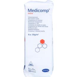 MEDICOMP extra Vlieskomp.unsteril 5x5 cm 6fach 100 St.