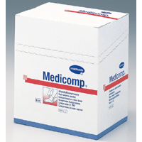 MEDICOMP Vlieskomp.unsteril 10x10 cm 4lagig 100 St