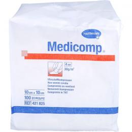 MEDICOMP Vlieskomp.unsteril 10x10 cm 4lagig 100 St.