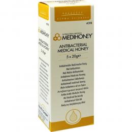 MEDIHONEY antibakterieller Medizinischer Honig 5 X 20 g Gel