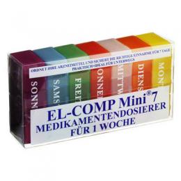 MEDIKAMENTENDOSIERER EL-COMP mini 7 Kunststoffbox 1 St