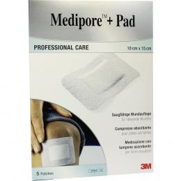 MEDIPORE+Pad 3M 10x15cm 3569NP Pflaster 5 St Pflaster