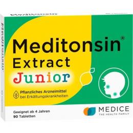 MEDITONSIN Extract Junior pflanzl.Erkältungstabl. 90 St.