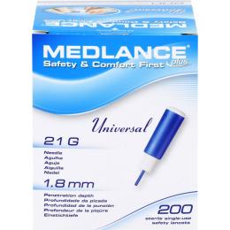 MEDLANCE plus Universal Sicherheitslanz.21 G 1,8mm 200 St.