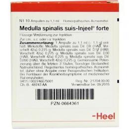 MEDULLA SPINALIS suis Injeel forte Ampullen 10 St