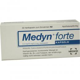 Ein aktuelles Angebot für Medyn forte Kapseln 30 St Hartkapseln Vitaminpräparate - jetzt kaufen, Marke Medice Arzneimittel Pütter GmbH & Co. KG.