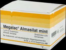 MEGALAC Almasilat mint Suspension 50X10 ml