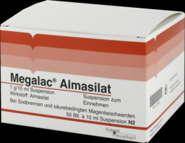 MEGALAC Almasilat Suspension 50X10 ml