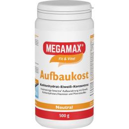 MEGAMAX Aufbaukost neutral Pulver 500 g