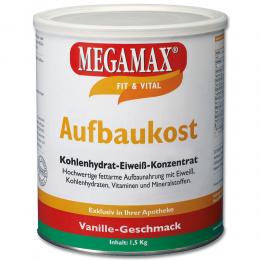 MEGAMAX Aufbaukost Vanille 1.5 kg Pulver