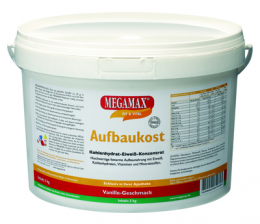 MEGAMAX Aufbaukost Vanille Pulver 3 kg