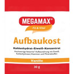 MEGAMAX Aufbaukost Vanille Pulver 30 g