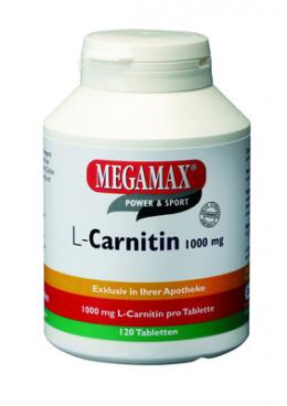 MEGAMAX L-Carnitin 1000 mg Tabletten 360 g