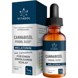 MELATONIN 10ml/25mg Cannabisöl Vitadol Sleep Tro. 10 ml