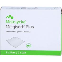 MELGISORB Plus Alginat Verband 5x5 cm steril 10 St.