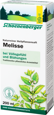 MELISSEN SAFT Schoenenberger 200 ml
