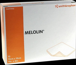 MELOLIN 10x10 cm Wundauflagen steril 10 St