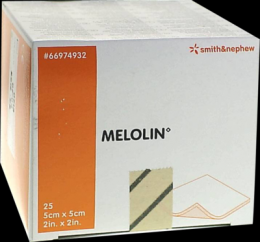 MELOLIN 5x5 cm Wundauflagen steril 25 St